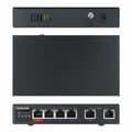 Miniatyrbild 5 av 7: Intellinet - Switch - 3 x 10/100 (PoE+) + 1 x 10/100 (Hi-PoE) + 2 x 10/100 (Uplink) - Desktop - Hög PoE / PoE+ (65 W)