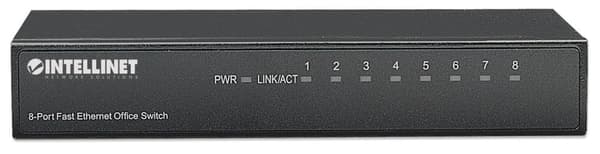 Intellinet Fast Ethernet Office Switch – kytkin – 8x10/100 – pöytäkone (523318)