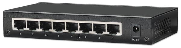 Intellinet Fast Ethernet Office Switch – kytkin – 8x10/100 – pöytäkone (523318)