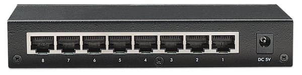 Intellinet Fast Ethernet Office Switch – kytkin – 8x10/100 – pöytäkone (523318)