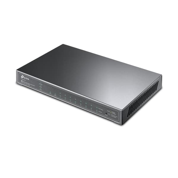 TP-Link TL-SG2210P 8-Port Gigabit Smart PoE Switch med 2 SFP-slots - Switch - administreret - 8 x 10/100/1000 + 2 x SFP - Desktop - PoE (53 W)