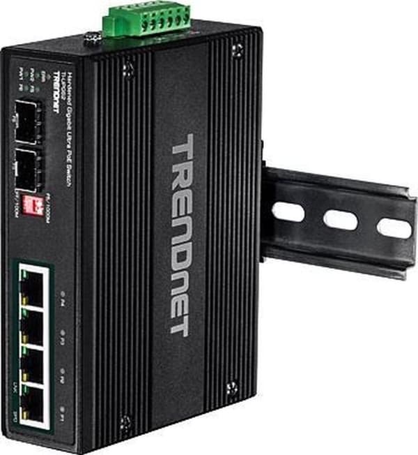 Trendnet TI-UPG62 verkkokytkin Hallitsematon L2 Gigabit Ethernet (10/100/1000) Musta Power over Ethernet (PoE)