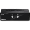 Miniatyrbild 2 av 3: TRENDnet TK 241DP - KVM/Audio/USB Switch - 2 x KVM/Audio/USB - 1 lokal användare - Desktop