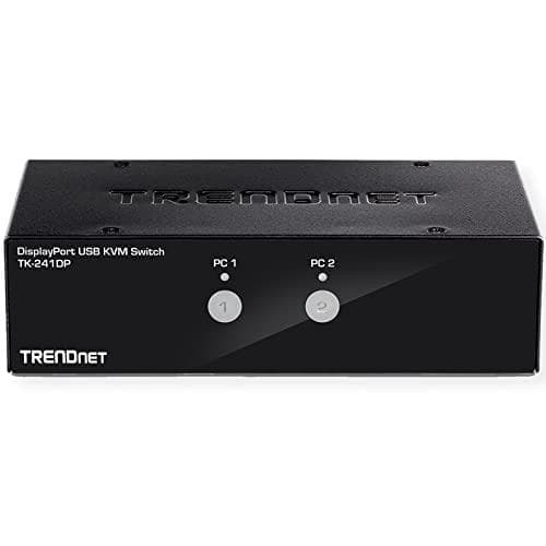TRENDnet TK 241DP - KVM/Audio/USB Switch - 2 x KVM/Audio/USB - 1 lokal användare - Desktop