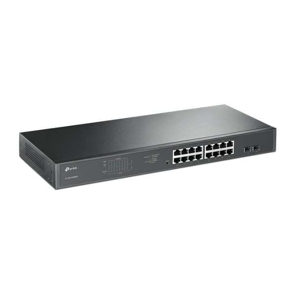 TP-Link TL-SG1218MPE Managed Gigabit Ethernet (10/100/1000) Power over Ethernet (PoE) Svart