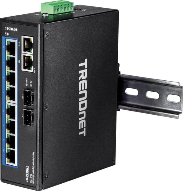 Trendnet TI-G102 Network Switch Gigabit Ethernet (10/100/1000) Svart
