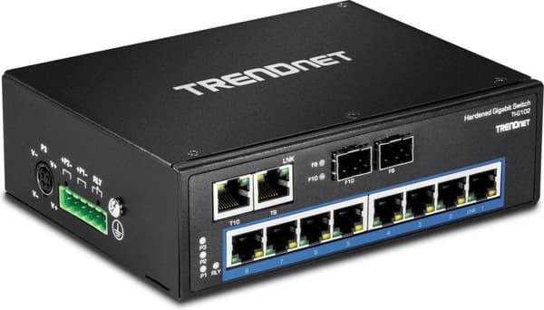 Trendnet TI-G102 Network Switch Gigabit Ethernet (10/100/1000) Svart