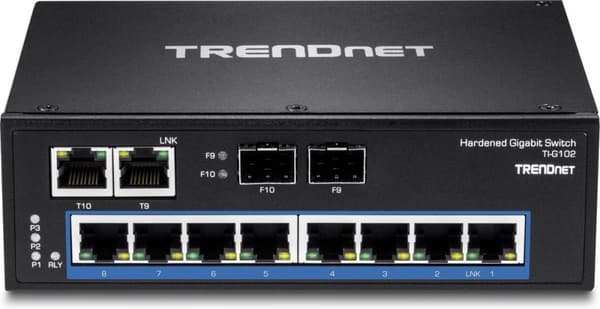 Trendnet TI-G102 Network Switch Gigabit Ethernet (10/100/1000) Svart