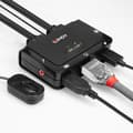 Pikkukuva 5 / 5: LINDY 2-porttinen HDMI 2.0, USB 2.0 ja äänikaapeli KVM-kytkin, 42345