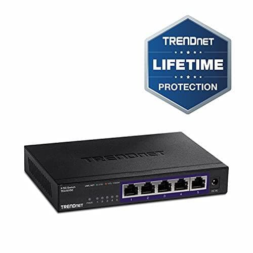 TRENDnet TEG S380 - Kytkin - hallitsematon - 8 x 100/1000/2.5G - seinään kiinnitettävä
