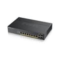 Pikkukuva 4 / 4: Zyxel GS1920-8HPv2 – 8-porttinen Gigabit Ethernet Smart Managed PoE+ -kytkin 130 watin budjetilla ja 2 Gigabitin yhdistelmäportilla hybridipilvitilass