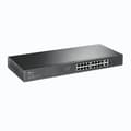 Miniatyrbild 2 av 3: TP-Link JetStream TL-SG1218MP - V1 - Switch - 16 x 10/100/1000 (PoE+) + 2 x 10/100/1000 + 2 x combo Gigabit SFP - rackmonterbar - PoE+ (250 W)