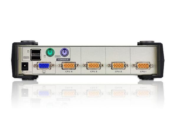 ATEN CubiQ CS84U - KVM-switch - PS/2, USB - 4 x KVM-port(ar) - 1 lokal användare - Desktop (CS84U)