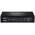 Miniatyrbild 6 av 6: TRENDnet TPE TG611 - Switch - 4 x 10/100/1000 (PoE+) + 1 x 10/100/1000 (Uplink) + 1 x Gigabit SFP - Desktop - PoE+ (65 W)