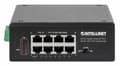 Miniatyrbild 3 av 4: Intellinet IPS-08G-95W 8-portars Gigabit Ethernet PoE+-switch med PoE-genomgång - Switch - ohanterad - 8 x 10/100/1000 (PoE+) - Monterbar på DIN-skena