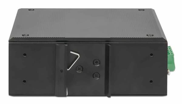 Intellinet IPS-08G-95W 8-portars Gigabit Ethernet PoE+-switch med PoE-genomgång - Switch - ohanterad - 8 x 10/100/1000 (PoE+) - Monterbar på DIN-skena