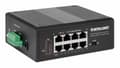 Miniatyrbild 2 av 4: Intellinet IPS-08G-95W 8-portars Gigabit Ethernet PoE+-switch med PoE-genomgång - Switch - ohanterad - 8 x 10/100/1000 (PoE+) - Monterbar på DIN-skena