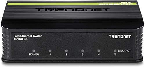 TRENDnet TE100 S5 - Switch - 5 portar - Ethernet, Fast Ethernet - 10Base-T, 100Base-TX extern (TE100-S5)