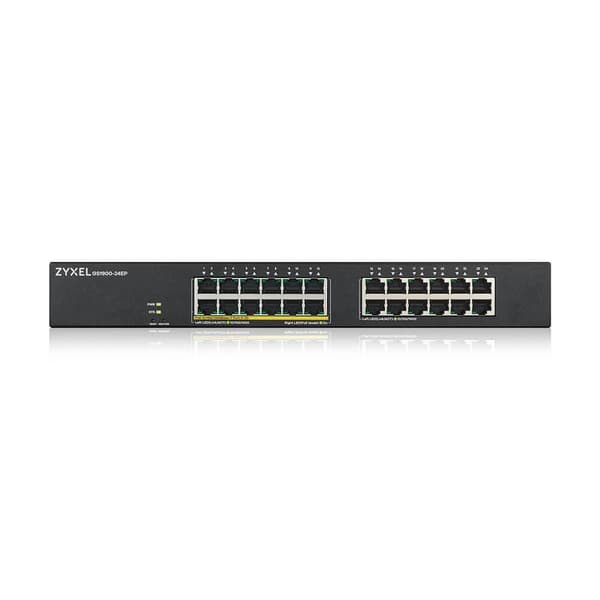 Zyxel GS1900-24EP - Switch - Smart - 24 x 10/100/1000 (12 PoE) - rackmonterbar, väggmonterbar - PoE (130 W)