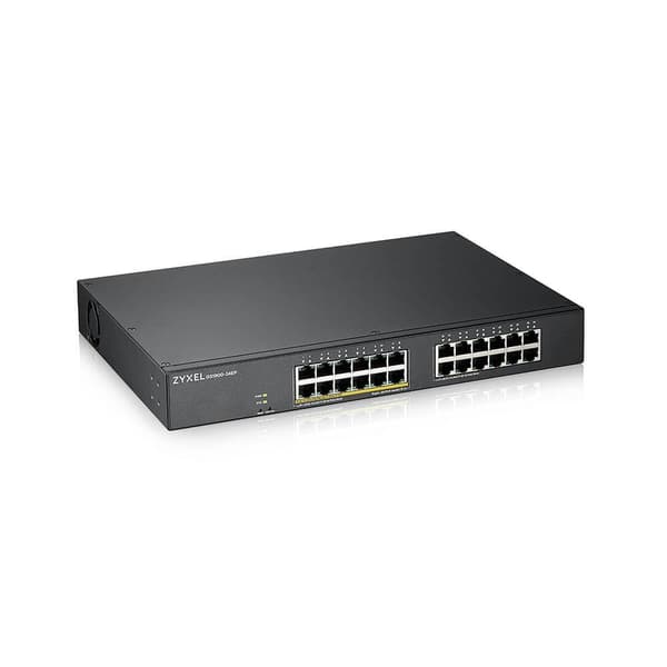 Zyxel GS1900-24EP - Switch - Smart - 24 x 10/100/1000 (12 PoE) - rackmonterbar, väggmonterbar - PoE (130 W)
