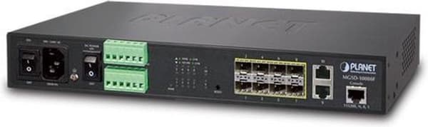 PLANET MGSD-10080F verkkokytkin, hallittu L2+ Gigabit Ethernet (10/100/1000) 1U sininen