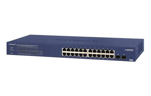 Netgear GS724TP - Verkkokytkin - Hallittu - PoE - 24 porttia