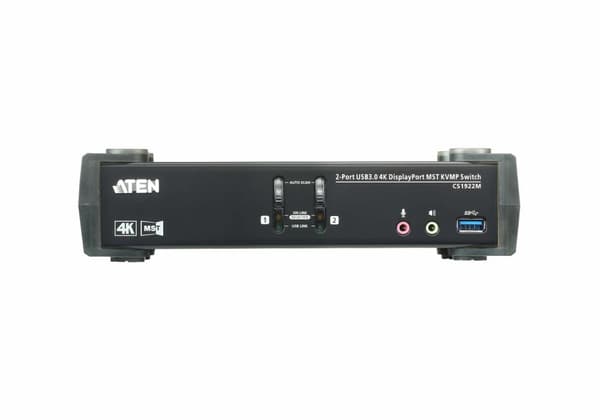 ATEN CS1922M - KVM/Audio/USB switch - 2 x KVM/Audio/USB - 1 lokal användare - Desktop (CS1922M-AT-G)