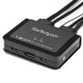 Miniatyrbild 2 av 6: StarTech.com SV211DPUA4K USB DisplayPort KVM-switch (stöder 3,5 mm ljud, DisplayPort 1.2, USB-driven, OS-oberoende) - KVM/Audio-switch - 2 x KVM/Audio