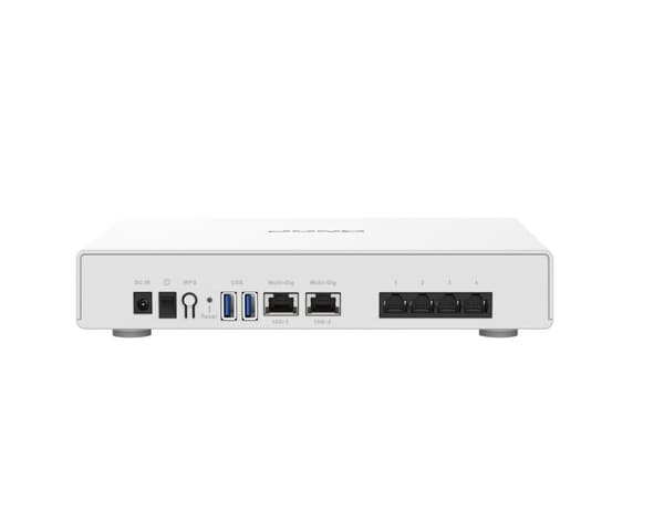 QNAP QHora-301W - Trådløs router - switch med 6 porte - 10 GigE, 802.11ax - 802.11a/b/g/n/ac/ax - dual-band (QHORA-301W)