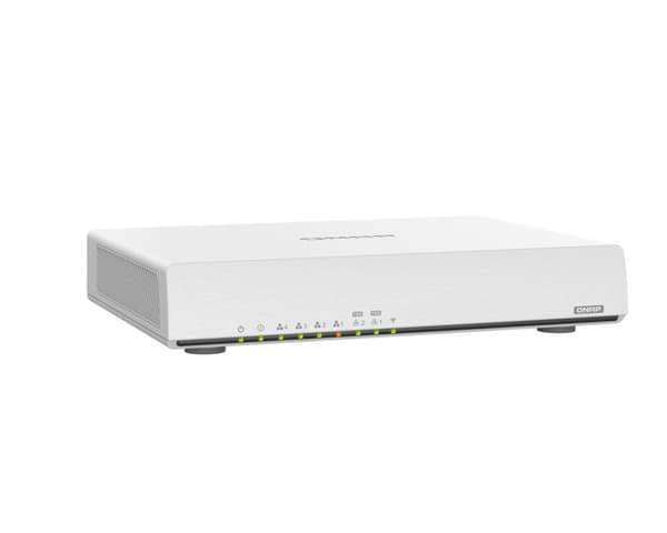QNAP QHora-301W - Trådløs router - switch med 6 porte - 10 GigE, 802.11ax - 802.11a/b/g/n/ac/ax - dual-band (QHORA-301W)