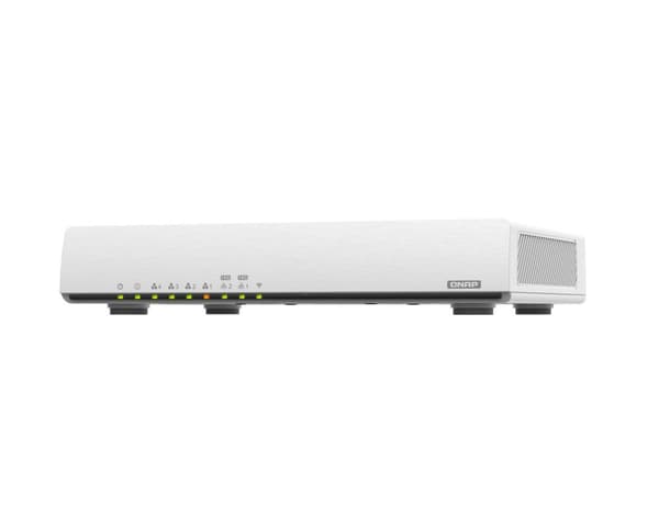 QNAP QHora-301W - Trådløs router - switch med 6 porte - 10 GigE, 802.11ax - 802.11a/b/g/n/ac/ax - dual-band (QHORA-301W)