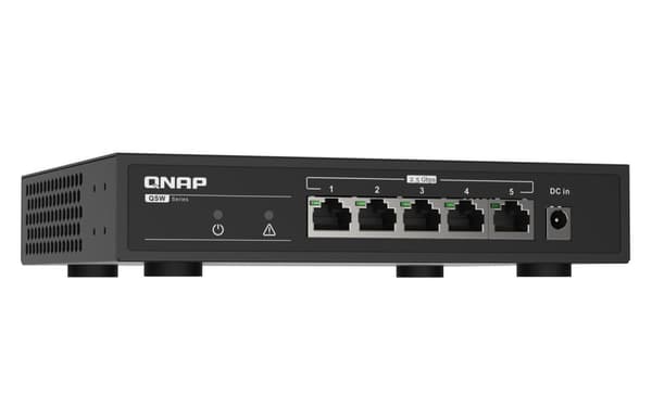 QNAP QSW-1105-5T verkkokytkin Unmanaged Gigabit Ethernet (10/100/1000) Musta
