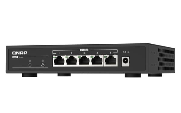 QNAP QSW-1105-5T verkkokytkin Unmanaged Gigabit Ethernet (10/100/1000) Musta