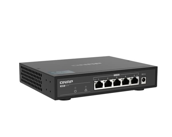 QNAP QSW-1105-5T verkkokytkin Unmanaged Gigabit Ethernet (10/100/1000) Musta