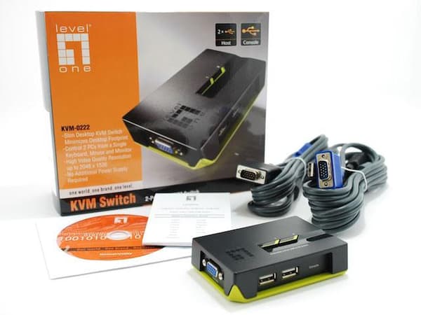 LevelOne KVM-switch: KVM-0222