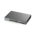 Pikkukuva 3 / 8: Schakelaar ZyXEL GS1350-18HP-EU0101F 16 Gb 250 W 18 Poorten Grijs