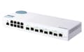 Pikkukuva 3 / 9: QNAP QSW-M408-4C - Kytkin - hallittu - 8 x 10/100/1000 + 4 x C 10G-Bit SFP+ - pöytäkone