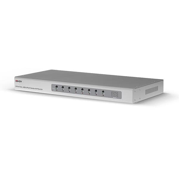 Lindy - KVM-switch - 8 x KVM-port(ar) - rackmonterbar