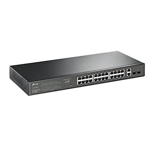 TP-Link 28-porttinen gigabitin Easy Smart -kytkin, jossa 24-porttinen PoE+