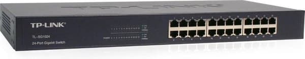 TP-Link 24-porttinen Gigabit Rackmount verkkokytkin