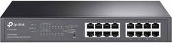 TP-Link 16-porttinen gigabitin Easy Smart -kytkin, jossa 8-porttinen PoE+