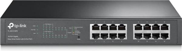 TP-LINK TL-SG1016PE - Verkkokytkin musta