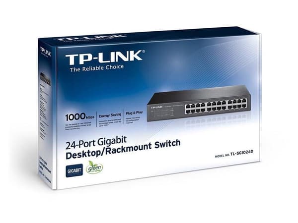 TP-Link 24-portars Gigabit Desktop/Rackmount Network Switch