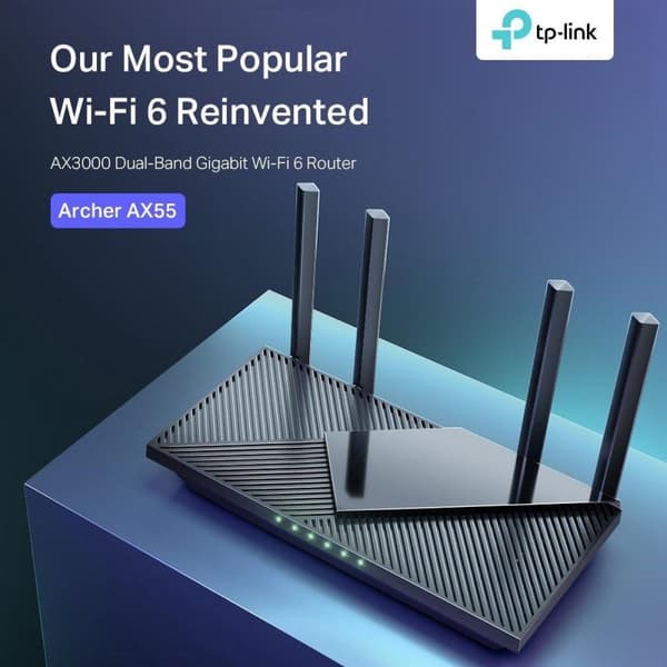 TP-Link AX3000 Dual Band Gigabit Wi-Fi 6 Router
