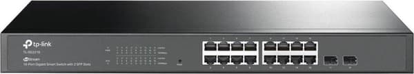 TP-Link Omada 16-porttinen gigabitin älykytkin, jossa on kaksi SFP-paikkaa