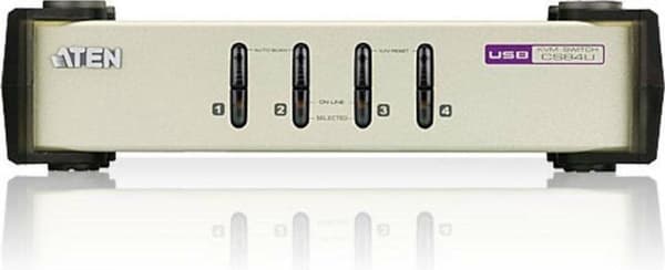 ATEN 4-portars USB - PS/2 VGA KVM-switch (KVM-kablar ingår)