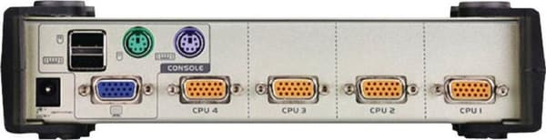ATEN 4-portars USB - PS/2 VGA KVM-switch (KVM-kablar ingår)