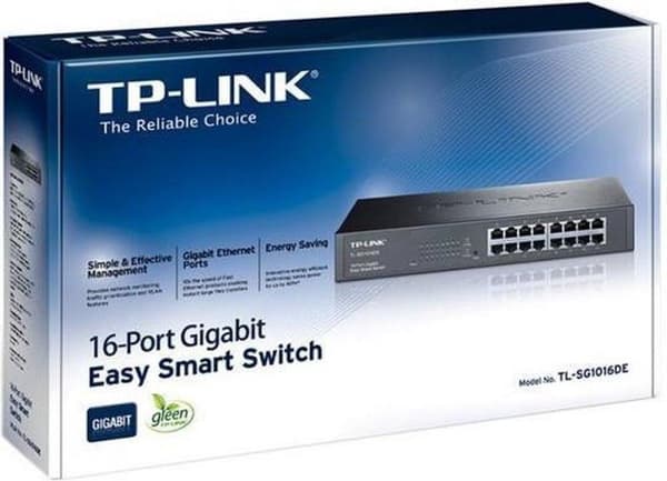 TP-Link 16-porttinen gigabitin Easy Smart -verkkokytkin
