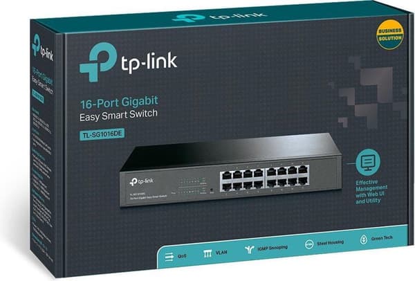 TP-Link 16-porttinen gigabitin Easy Smart -verkkokytkin