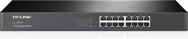 TP-LINK 16-porttinen Gigabit Rackmount verkkokytkin